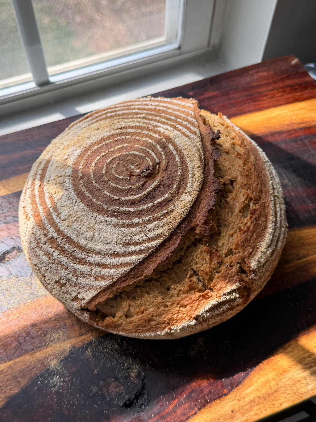 Artisan Fresh Milled Organic Boule-Sourdough+Ancient Grain